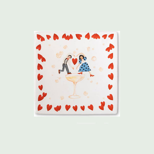 StoryTiles Proost op de liefde - keramische tegel 10 x 10 cm, aanvullende productfoto