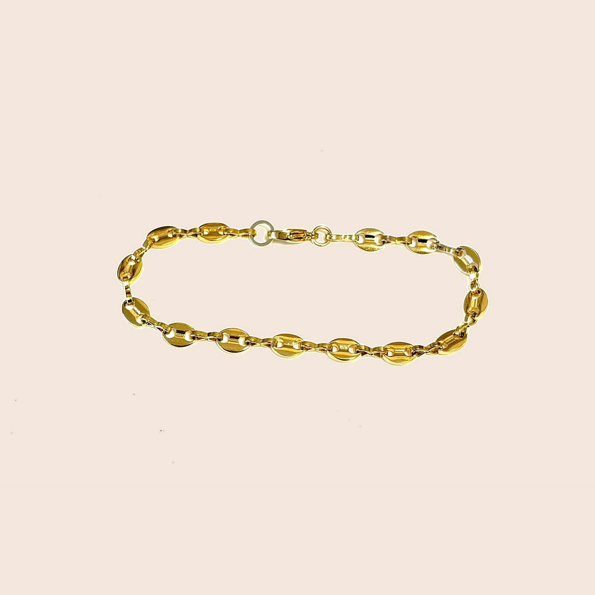 Chic Le Freak Koffieboontje schakelarmband - goudkleurig