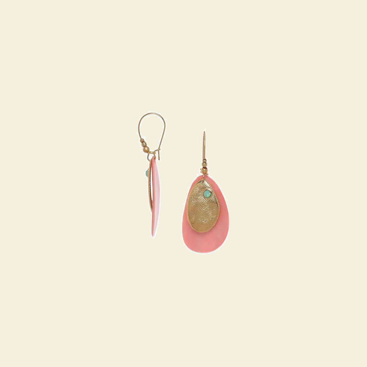 Franck Herval Laly XS Hooks with Pink Pendant afbeelding 1