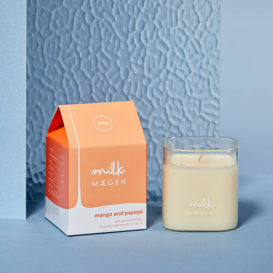 Milk by Maegen - mango and papaya candle