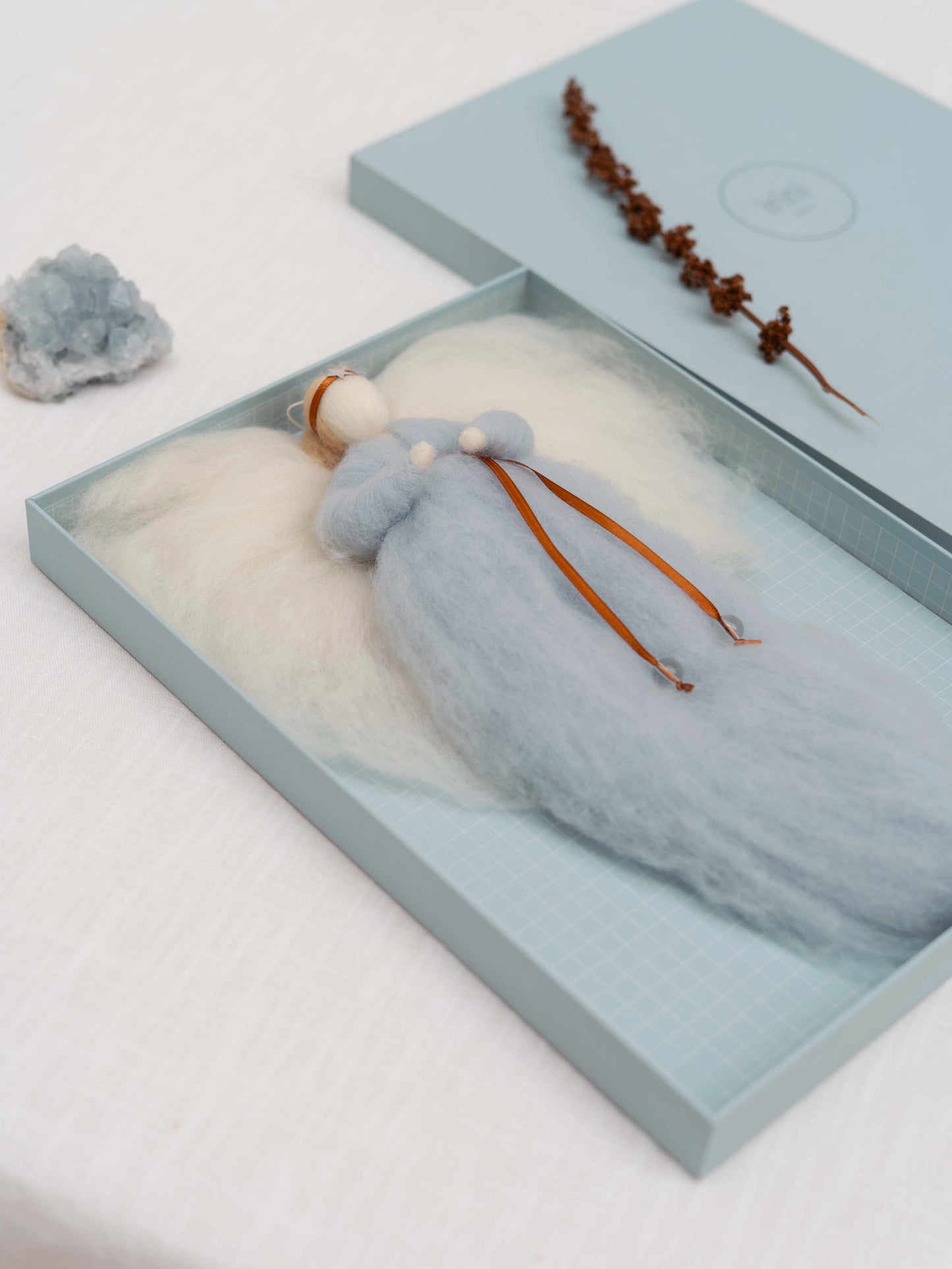 IRINI wool angel - soft blue