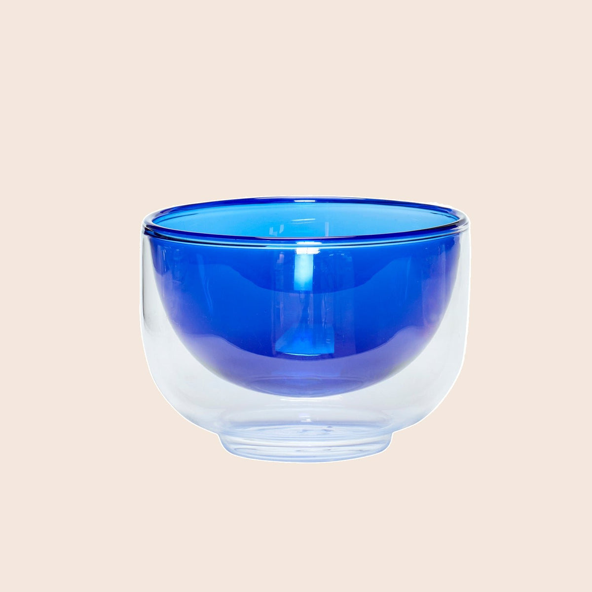 Kiosk Glass Bowl Blue