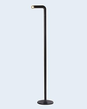 PIPE - Vloerlamp op batterijen, zwart