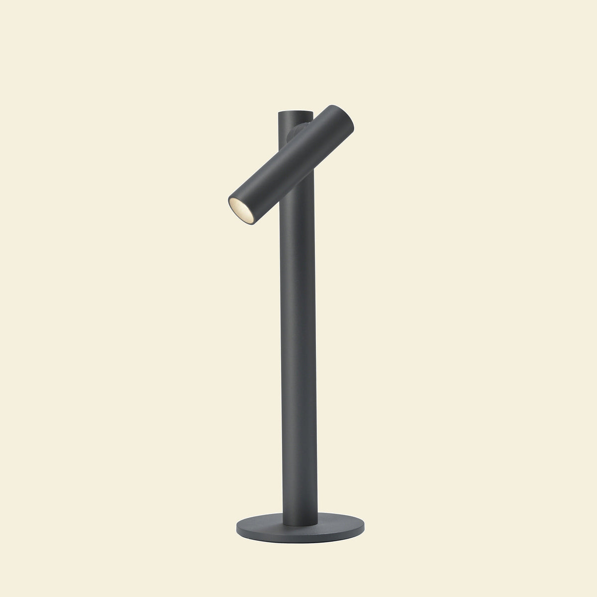 Lampe à piles Tubo - 35 cm - pour usage intérieur/extérieur - sans fil - anthracite