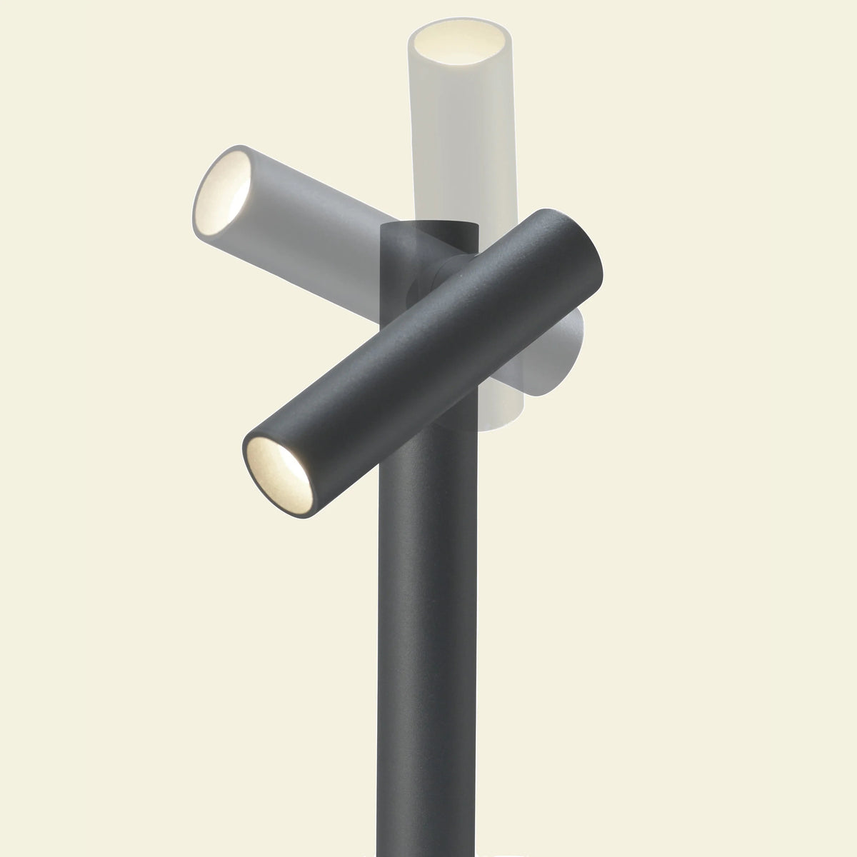Lampe à piles Tubo - 35 cm - pour usage intérieur/extérieur - sans fil - anthracite