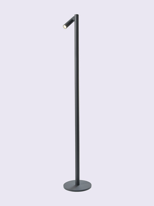 Lampadaire/lampe à piles Tubo - 120 cm - pour usage intérieur/extérieur - sans fil - anthracite