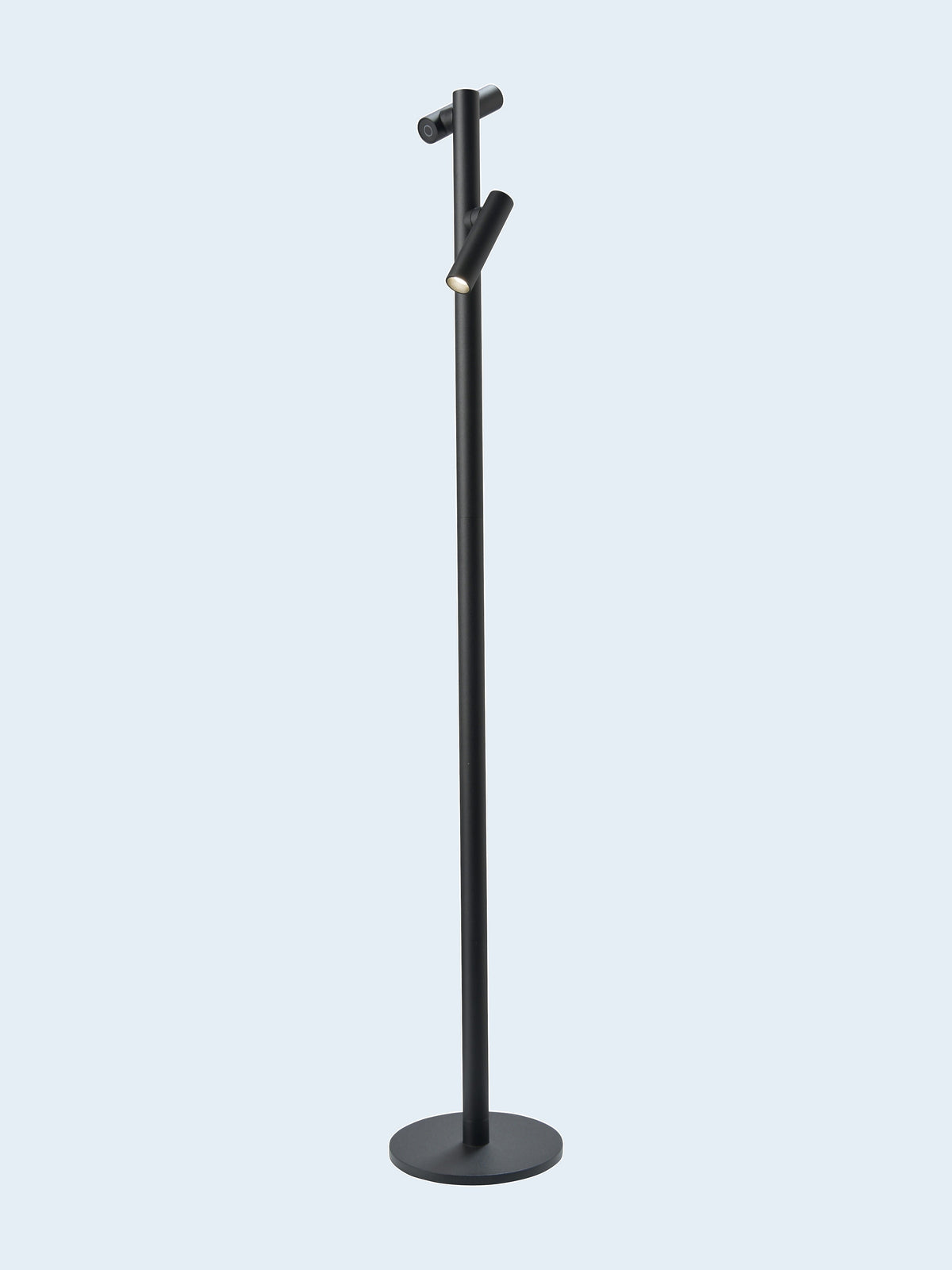 Tubo vloerlamp/acculamp zwart - 120cm - voor binnen/buiten / indoor/ outdoor - snoerloos - 2 lampen