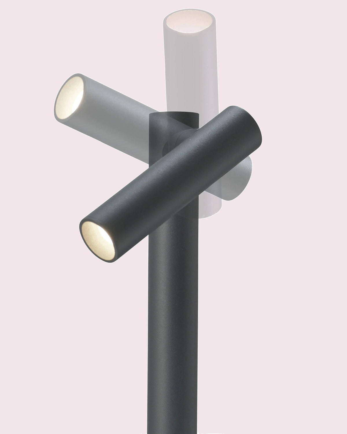 Tubo vloerlamp/acculamp Antraciet 120cm voor binnen/buiten / indoor/ outdoor - snoerloos - 2 lampen