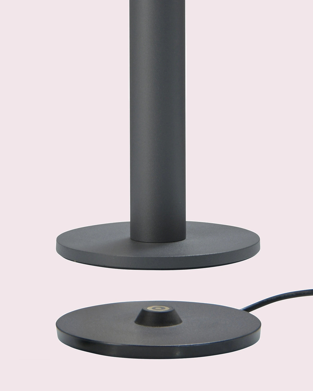 Tubo vloerlamp/acculamp Antraciet 120cm voor binnen/buiten / indoor/ outdoor - snoerloos - 2 lampen