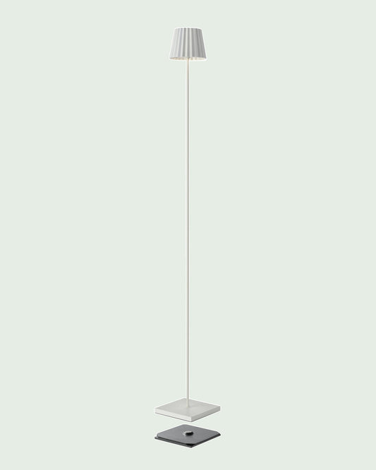 Lampadaire TROLL blanc à piles