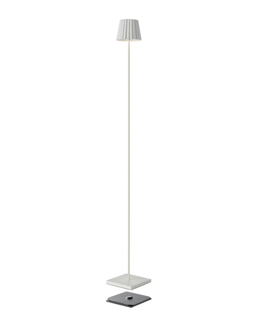 TROLL vloerlamp acculamp wit