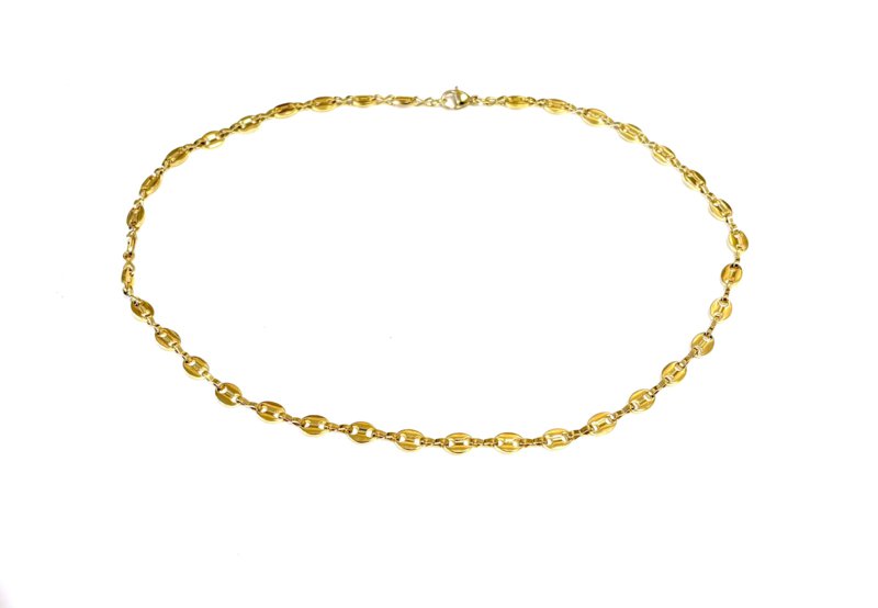Chic Le Freak Koffieboontje ketting - goudkleurig
