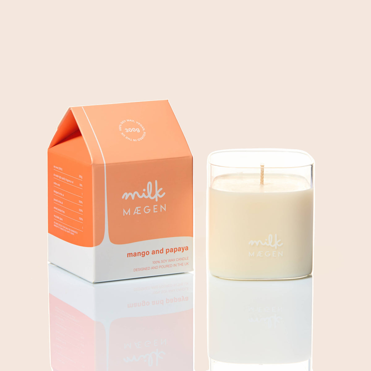 Milk by Maegen - mango and papaya candle