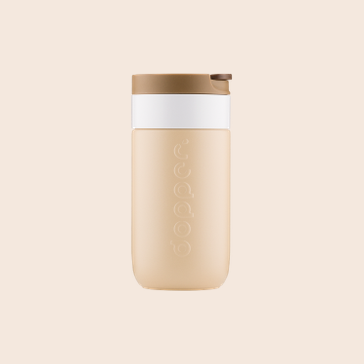 Dopper Travel Mug thermosbeker 300 ml Earthy Brown - productfoto