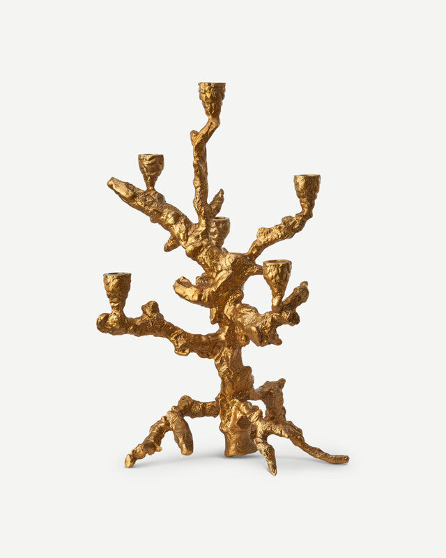Kandelaar Apple Tree Goud - L