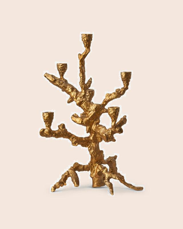 Kandelaar Apple Tree Goud - L