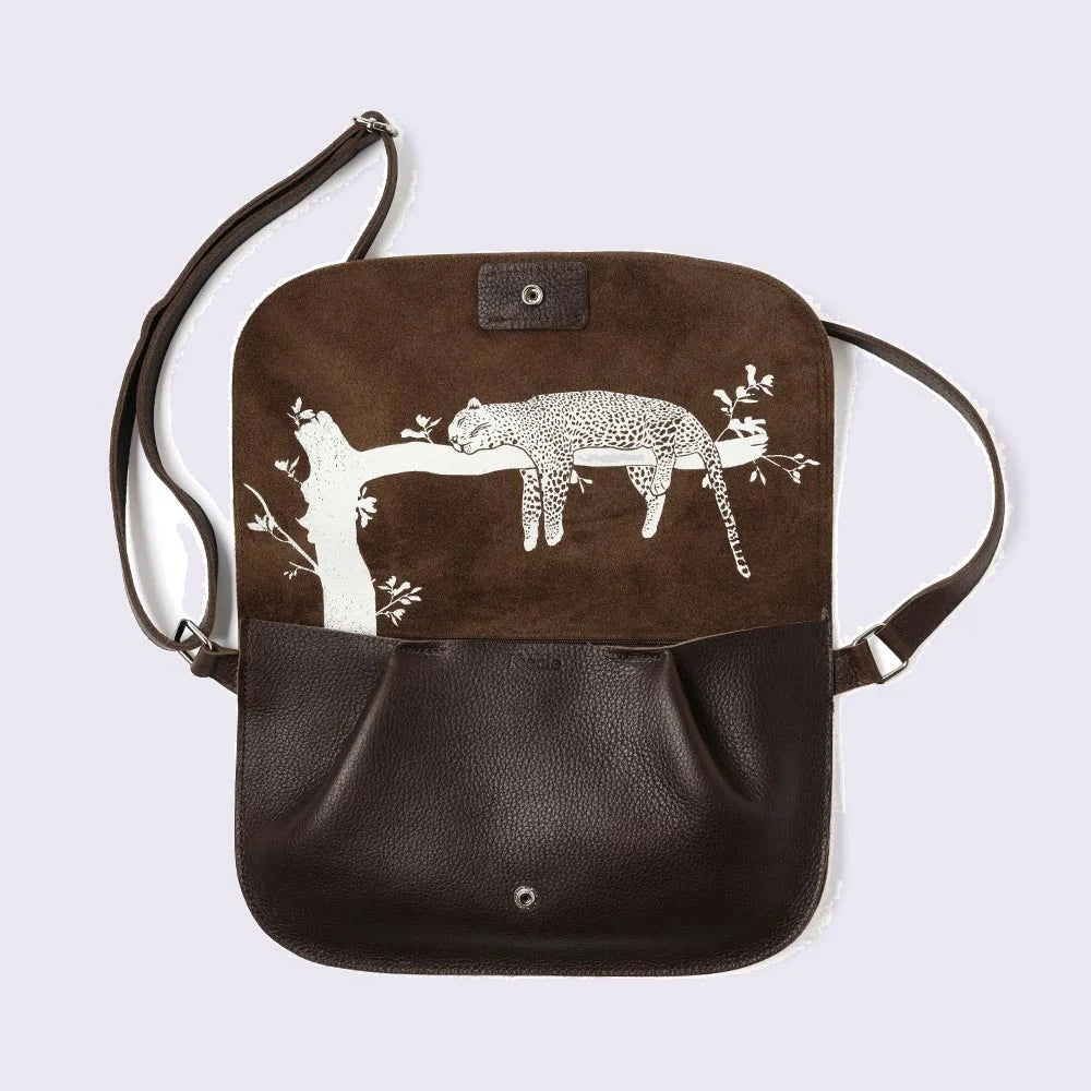 Keecie Lazy Boy - Dark Brown used look