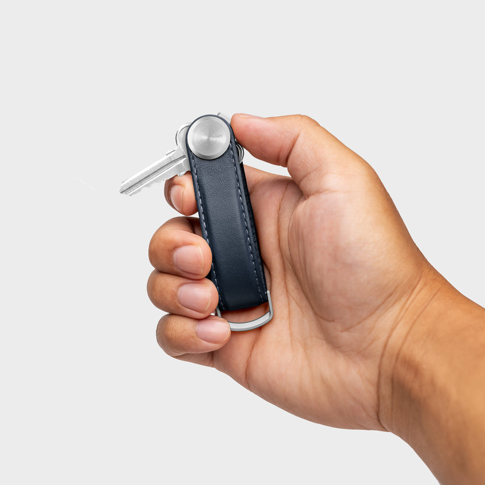 Orbitkey Key Organiser Pro Leather Oxford Navy foto 2