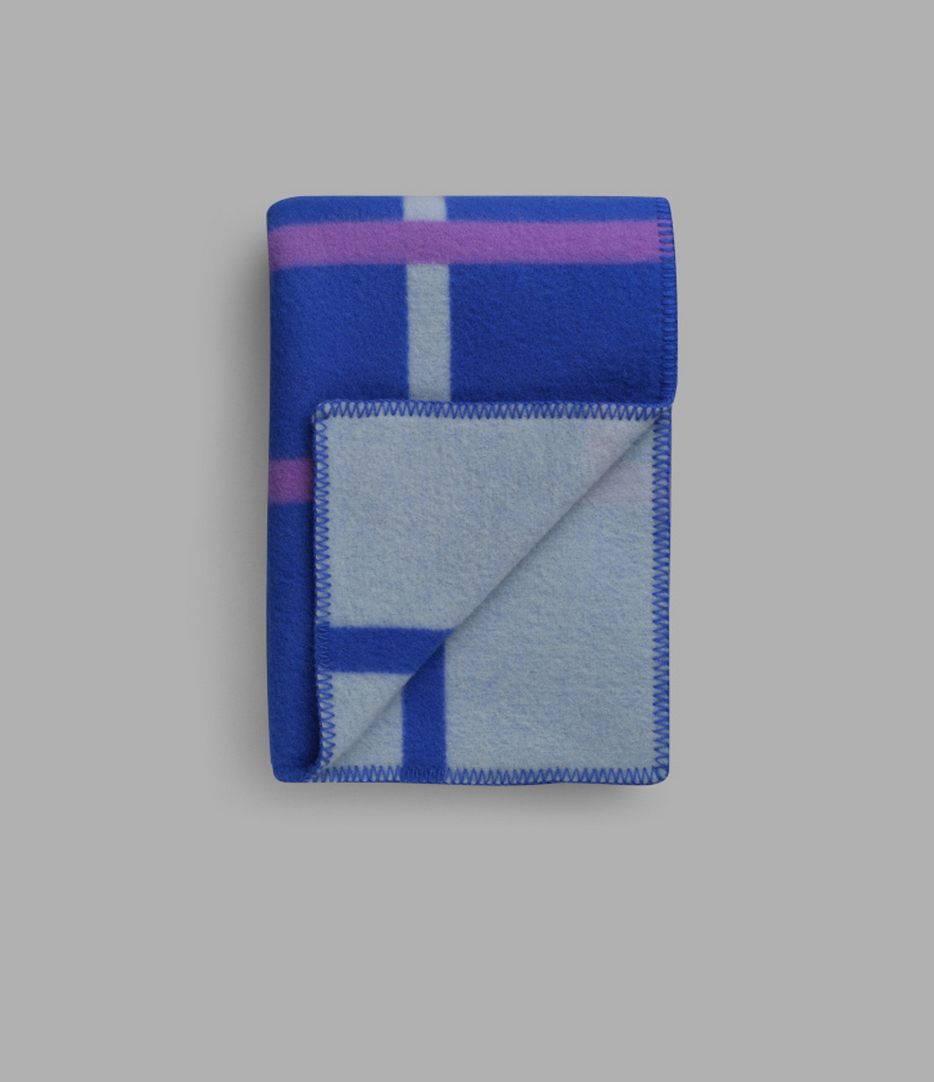 Knut plaid Cobolt Blue 135 x 200
