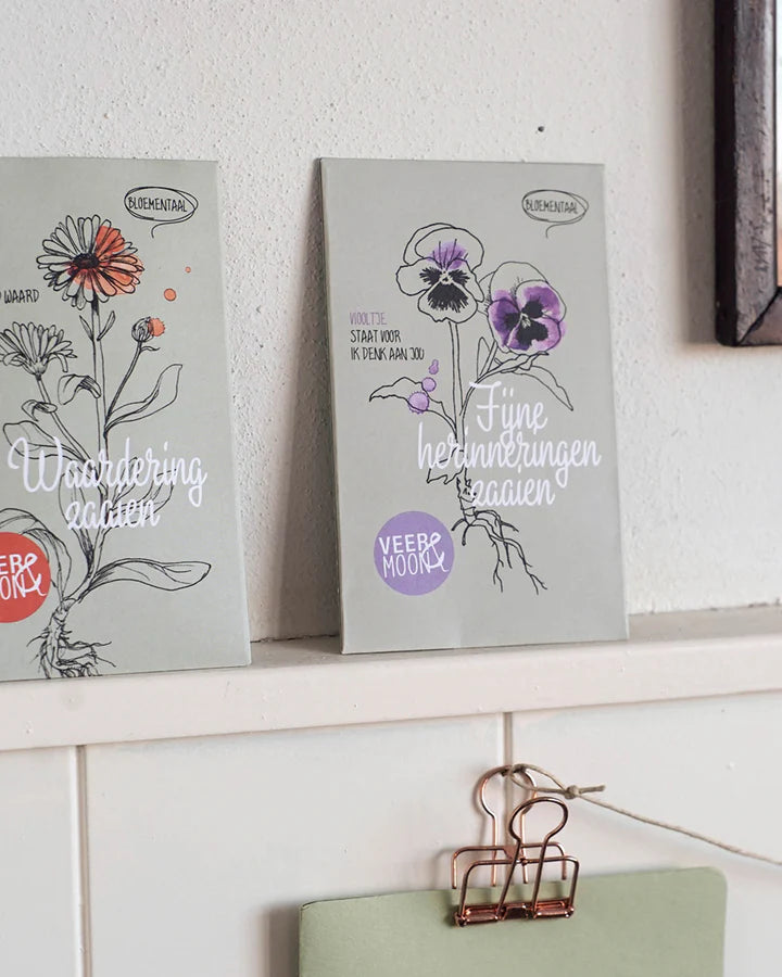 Bloemenzaden 'Fijne Herinneringen zaaien'
