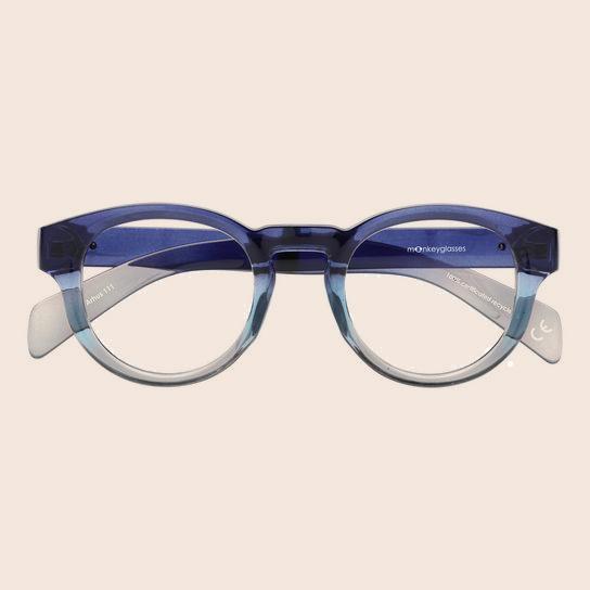 Monkeyglasses Aarhus leesbril in blauw
