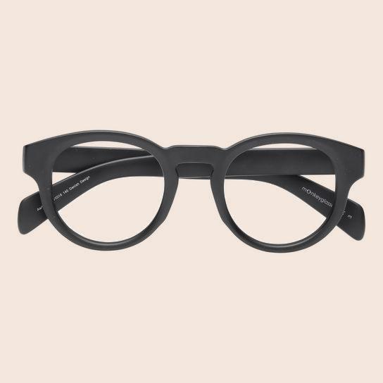 Monkeyglasses Aarhus leesbril in mat zwart