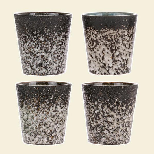 70s ceramics coffee mug in the colour mud