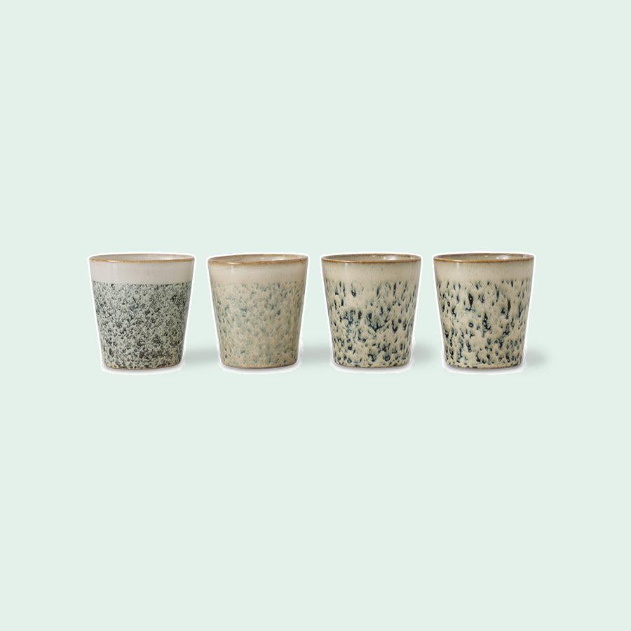 70s ceramics coffee mug in the color hail