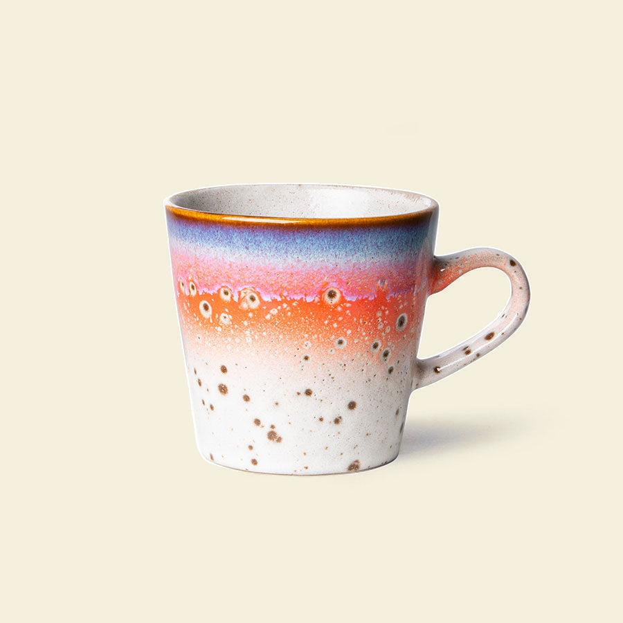 Americano mok in 70s stijl · asteroids