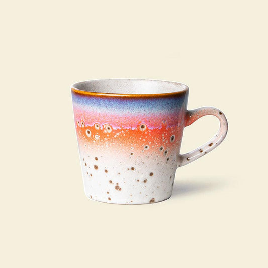 Americano mok in 70s stijl · asteroids