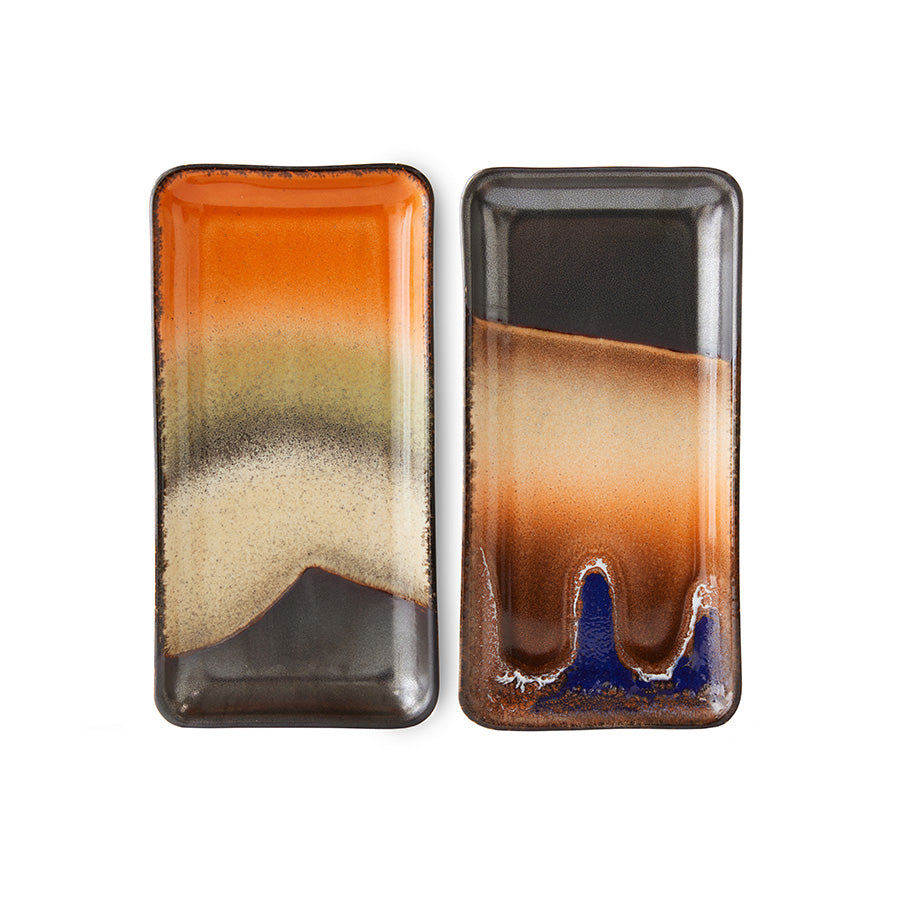 HKliving 70s Ceramics schaaltjes Twenty Four Hours – set van 2