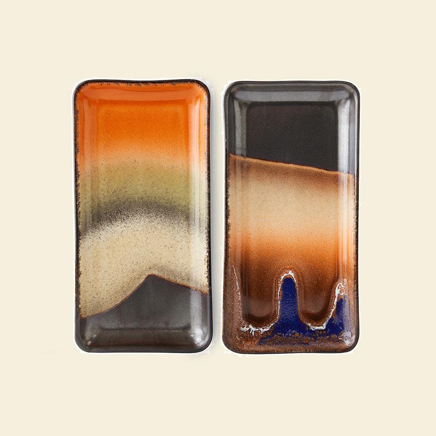 HKliving 70s Ceramics schaaltjes Twenty Four Hours – set van 2