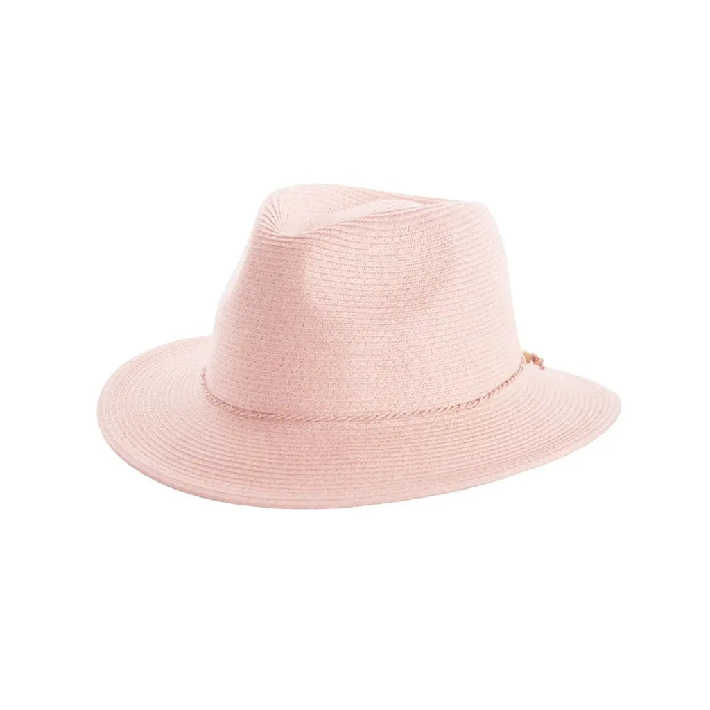 Avoca fedora soft pink zonnehoed