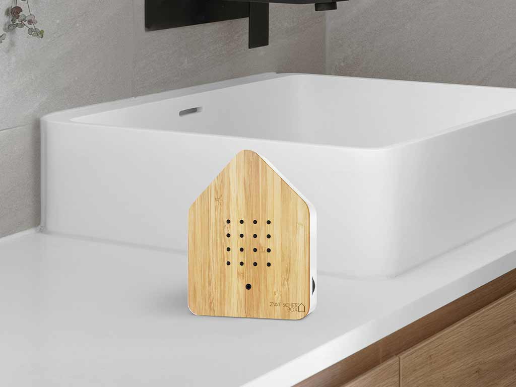 Zwitscherbox Bamboo in een interieur