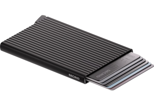 Premium Cardprotector Fluted Black +