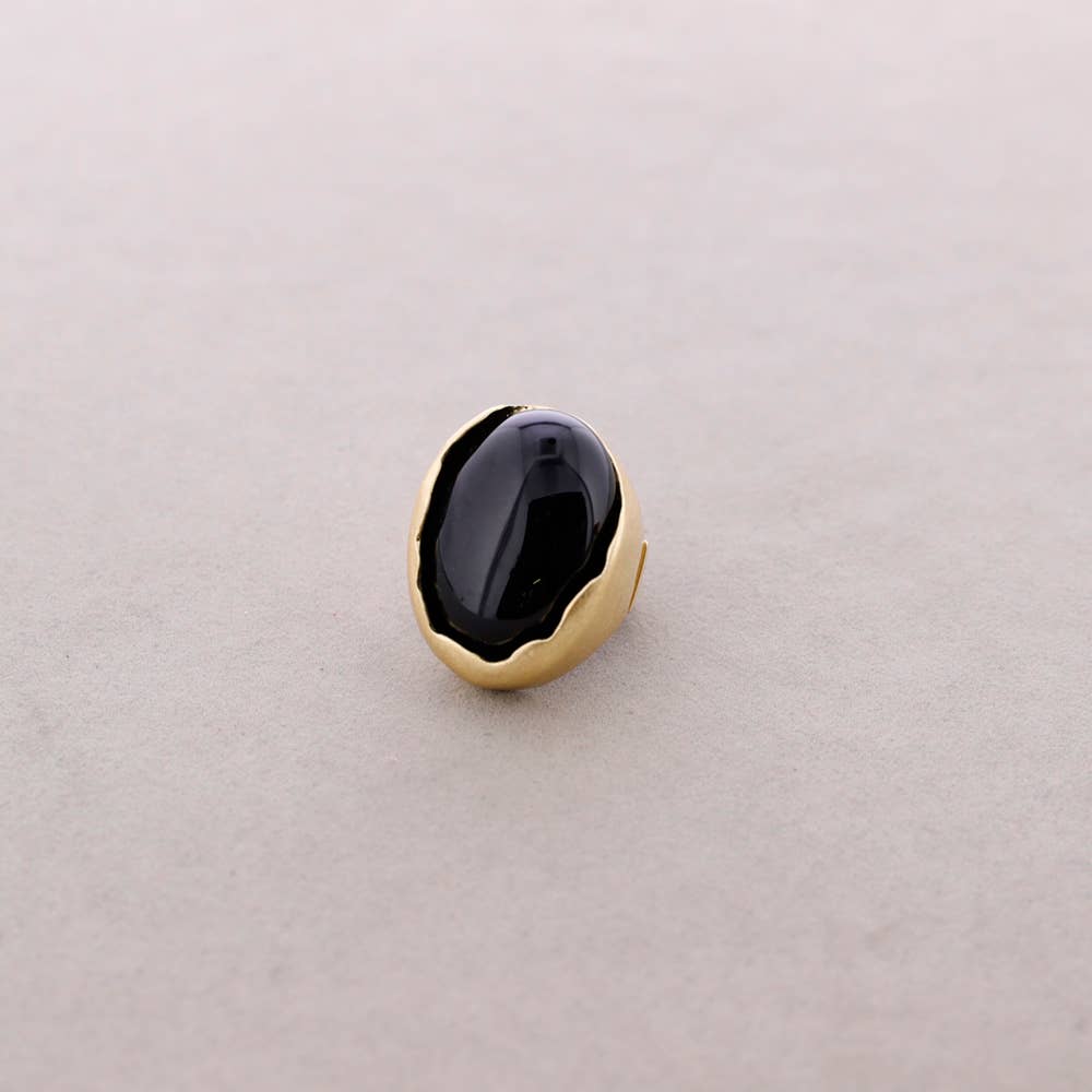 Metalen Hars Elastische Ring: Zwart