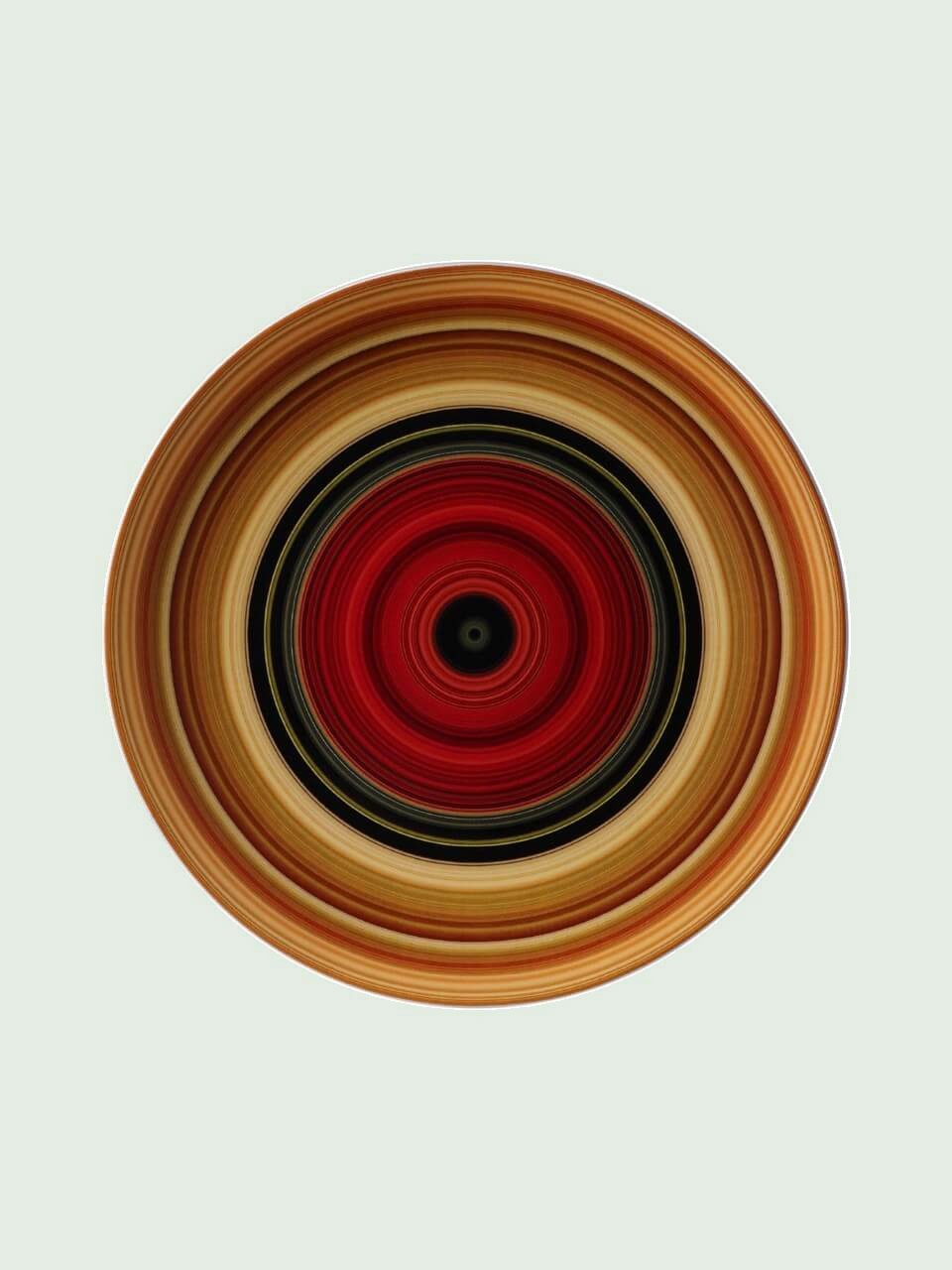 Wandbord Richard Hutten Morgenrood 31 cm van Heinen Delfts Blauw