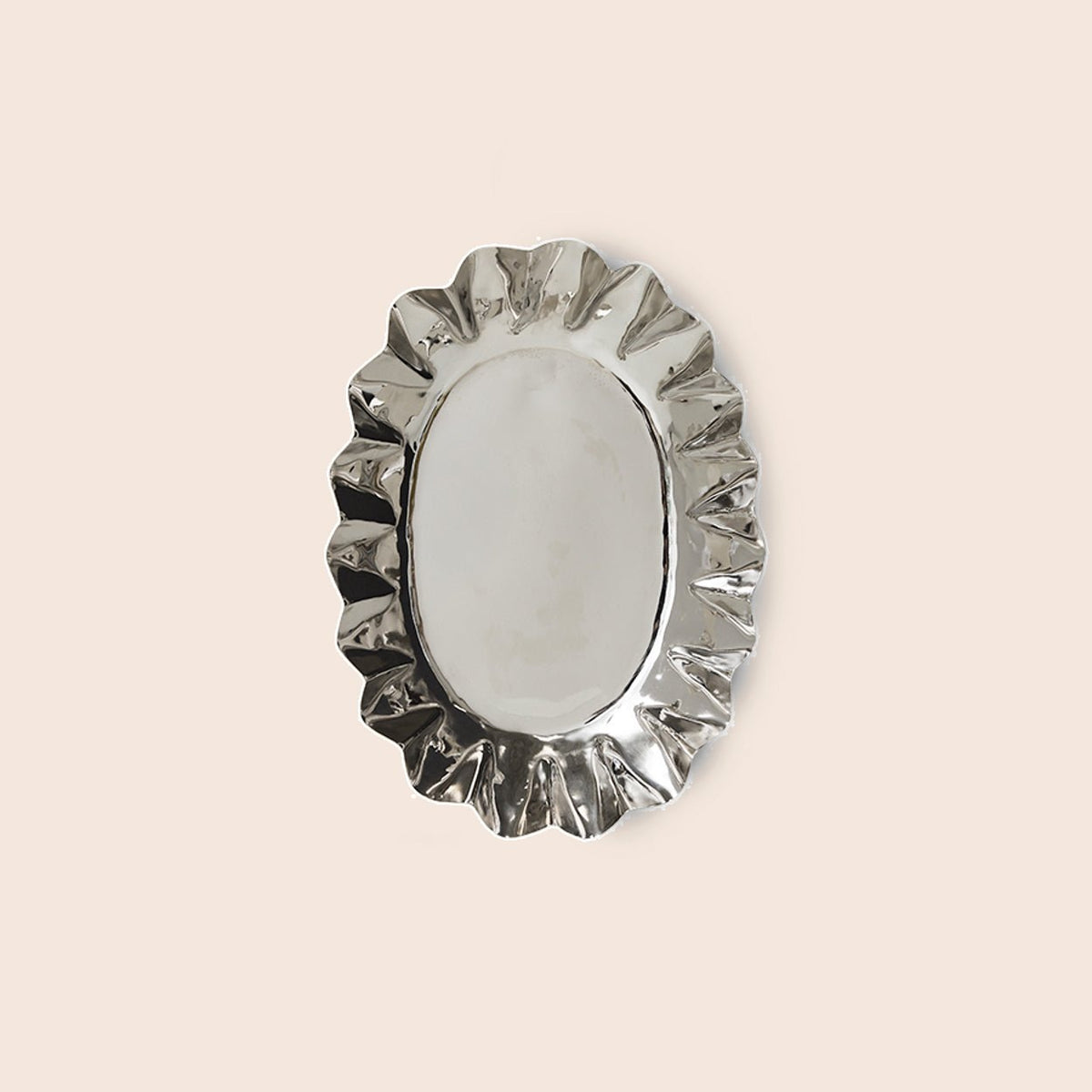HKLIVING New Classics Chrome Tray medium, originele merkfoto van boven