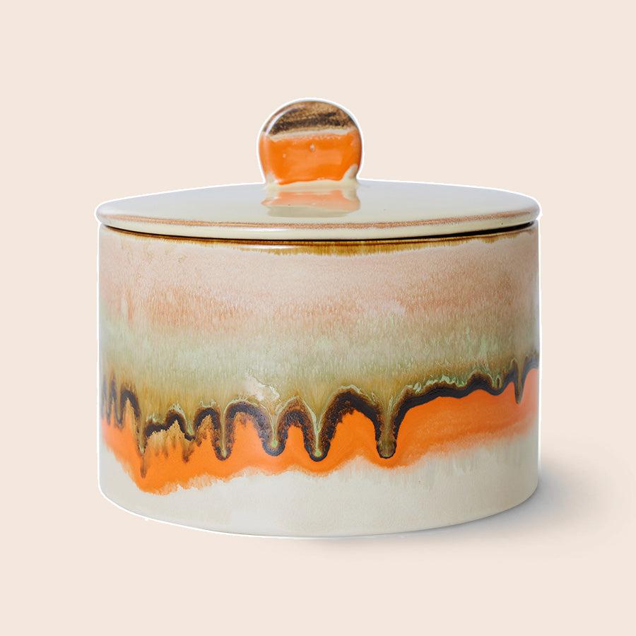 HKLIVING 70s Ceramics koekjespot Burst – productfoto