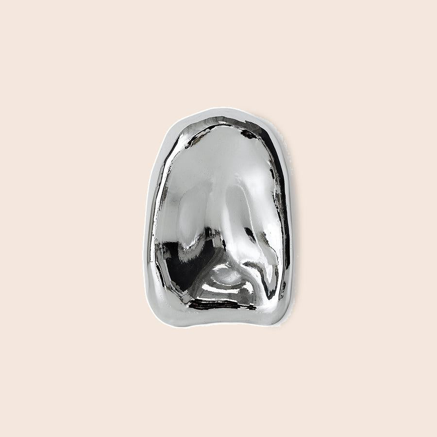 HKLIVING glazen sculptuur Chrome no. 1 – productfoto