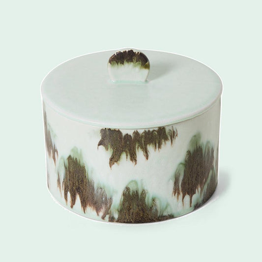 HKLIVING 70s Ceramics koekjespot Tide – detailfoto