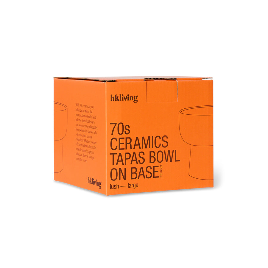 70s ceramics tapas schaaltje op voet L – Lush