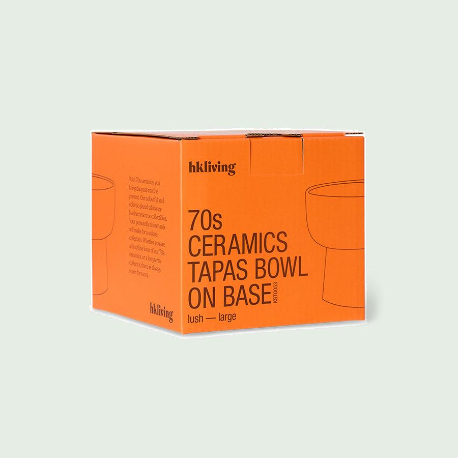 HKliving 70s Ceramics tapasschaaltje op voet L – Lush