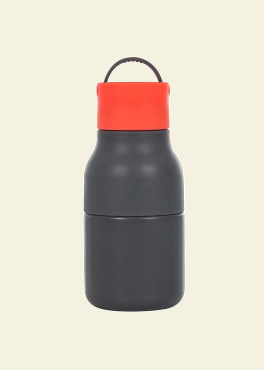 Active Water Bottles 250ml - Grey & Coral