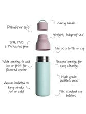 Active Water Bottles 500ml - Pink & Indigo