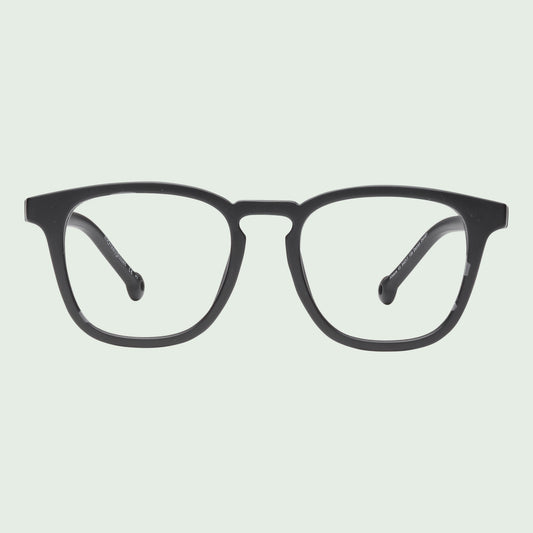 Monkeyglasses Alex mat zwart vooraanzicht