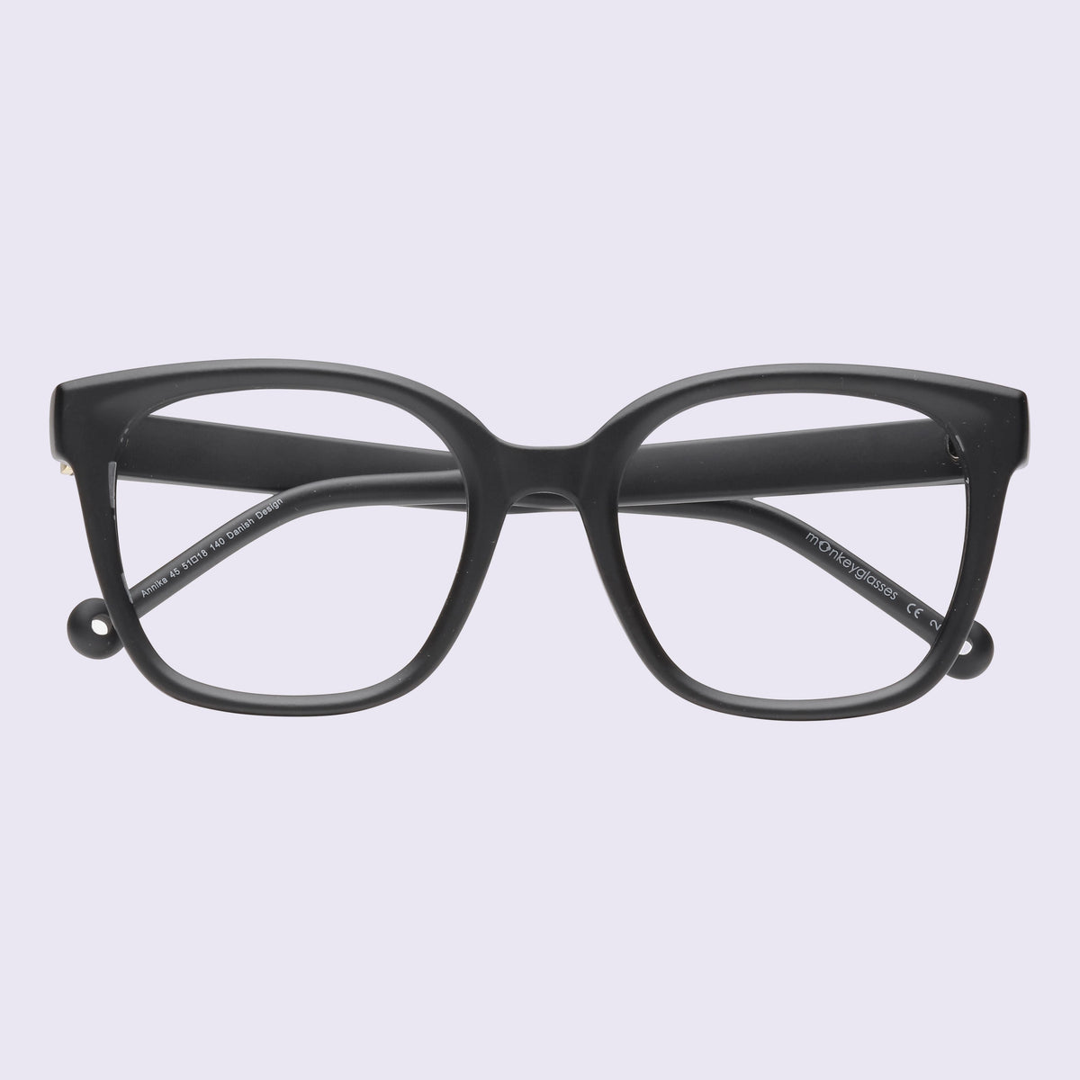 Monkeyglasses Annika mat zwart