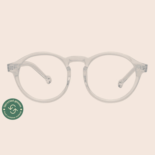 Monkeyglasses Bille transparant vooraanzicht