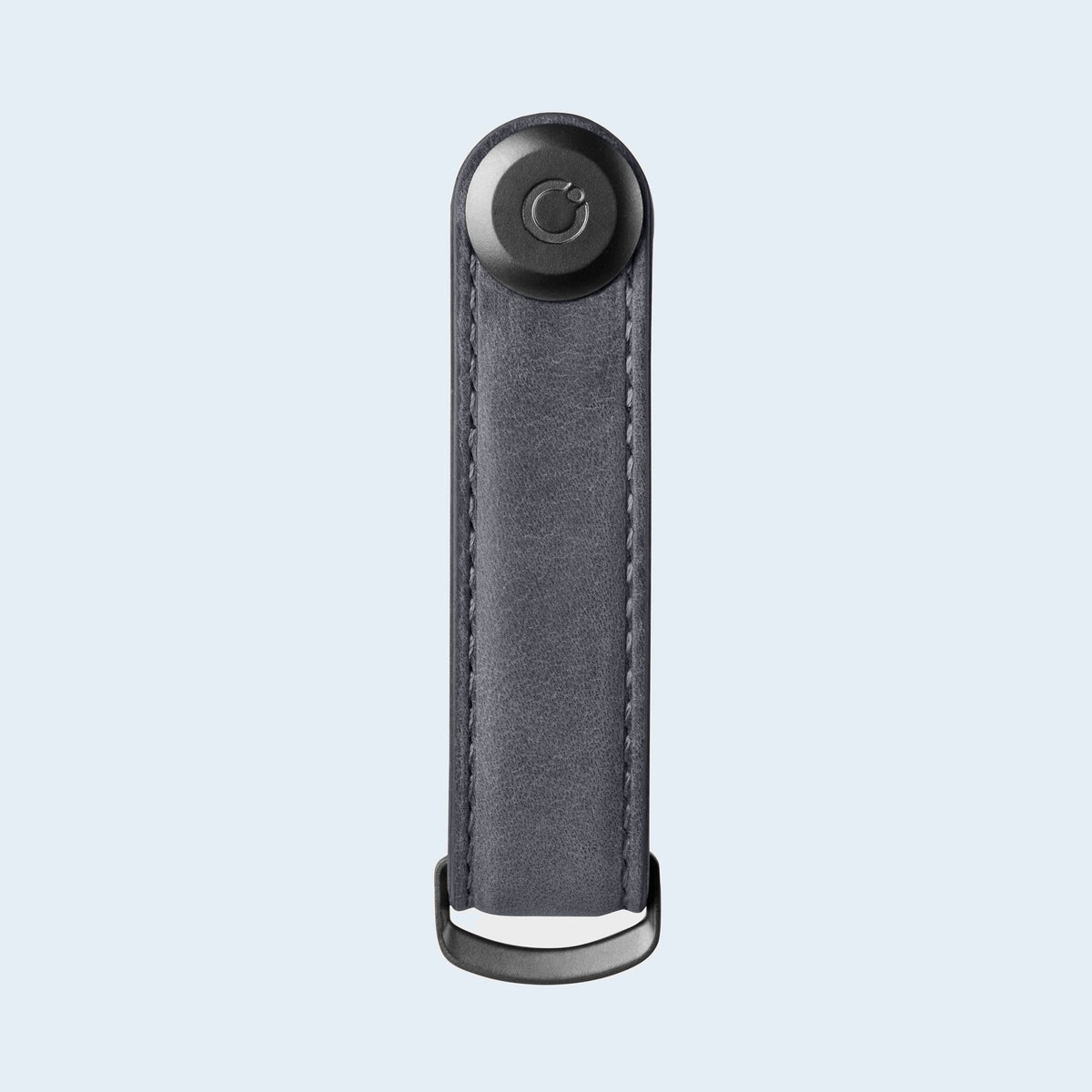 Orbitkey Key Organiser Crazy Horse Steel Grey geopend