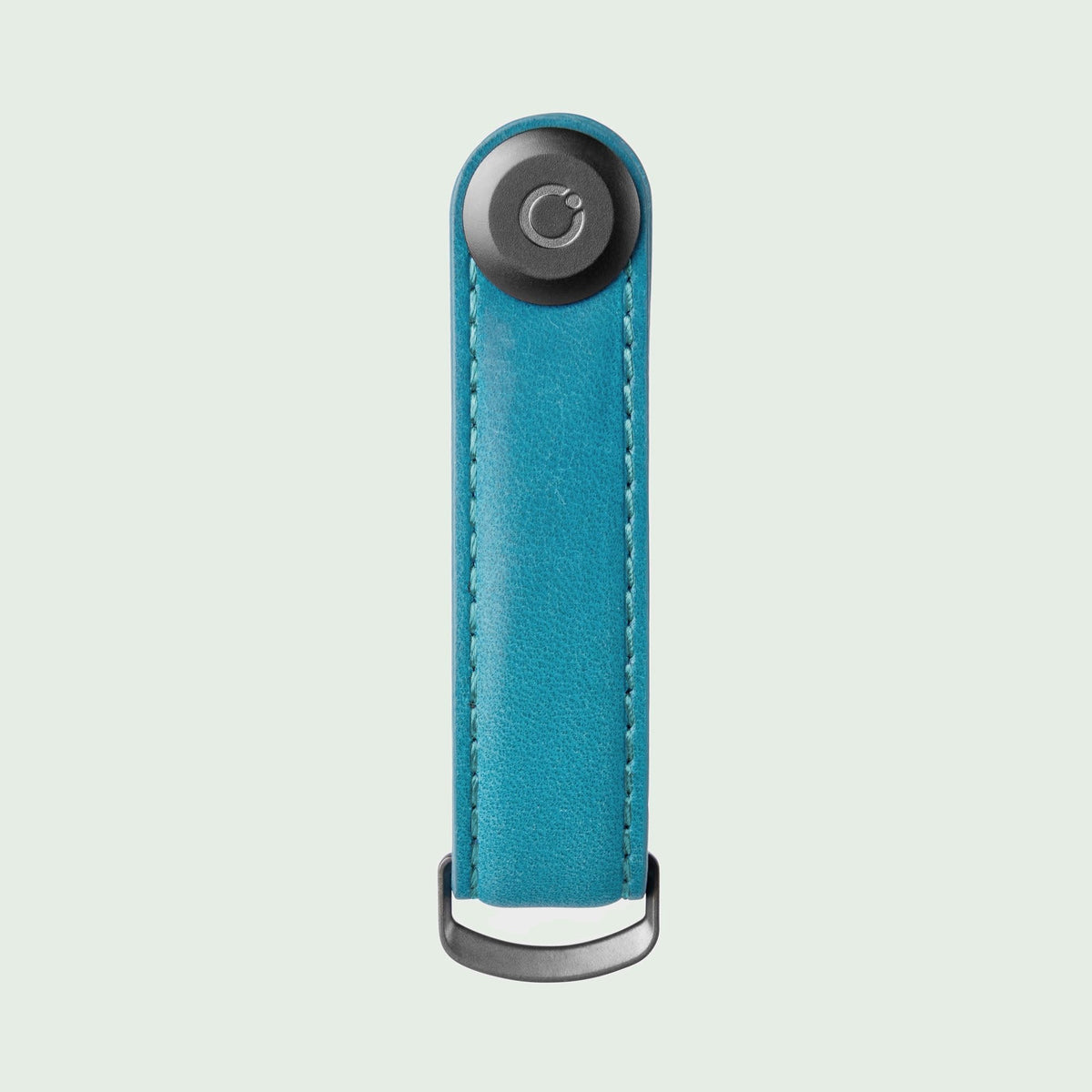 Orbitkey Key Organiser Crazy Horse Teal geopend